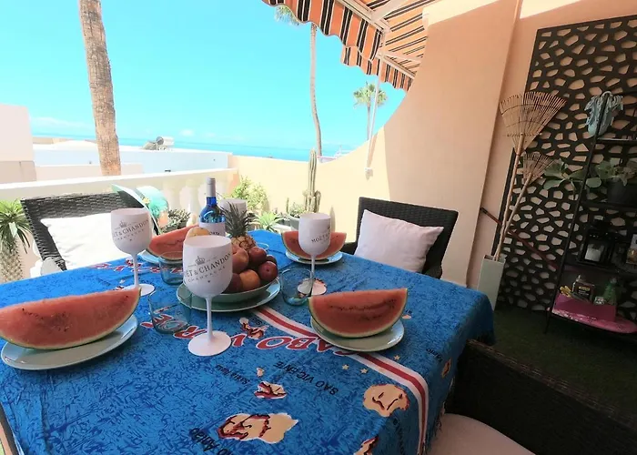 Charming Sunset View Heater Pool * Costa Adeje (Tenerife)